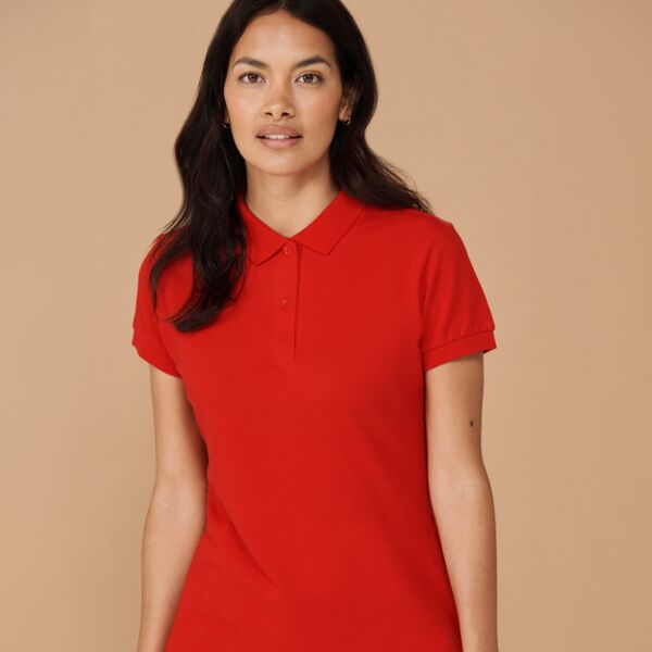 Henbury Ladies Modern Fit Cotton Piqué Polo Shirt Thumbnail